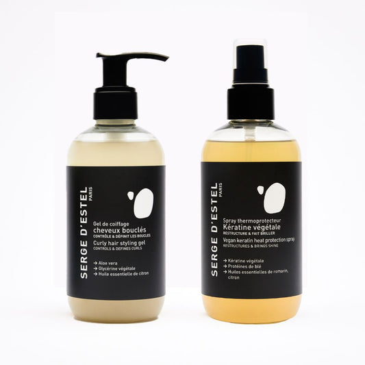 Spray thermoprotecteur et gel de coiffage 250ml