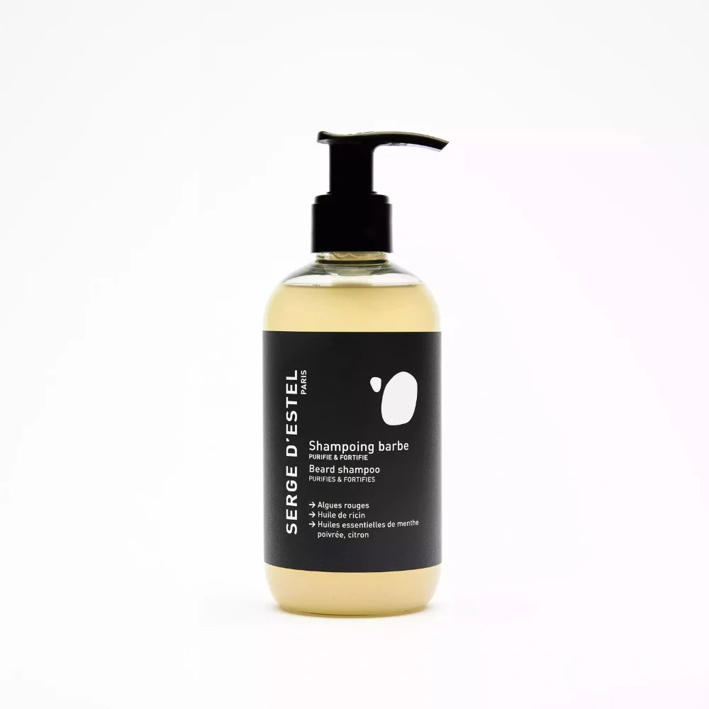 shampoing barbe routine barbe serge d'estel paris