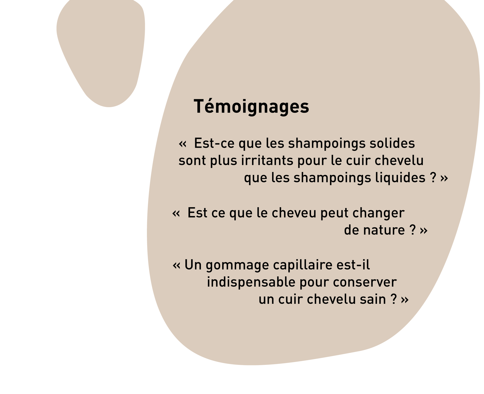 Témoignages