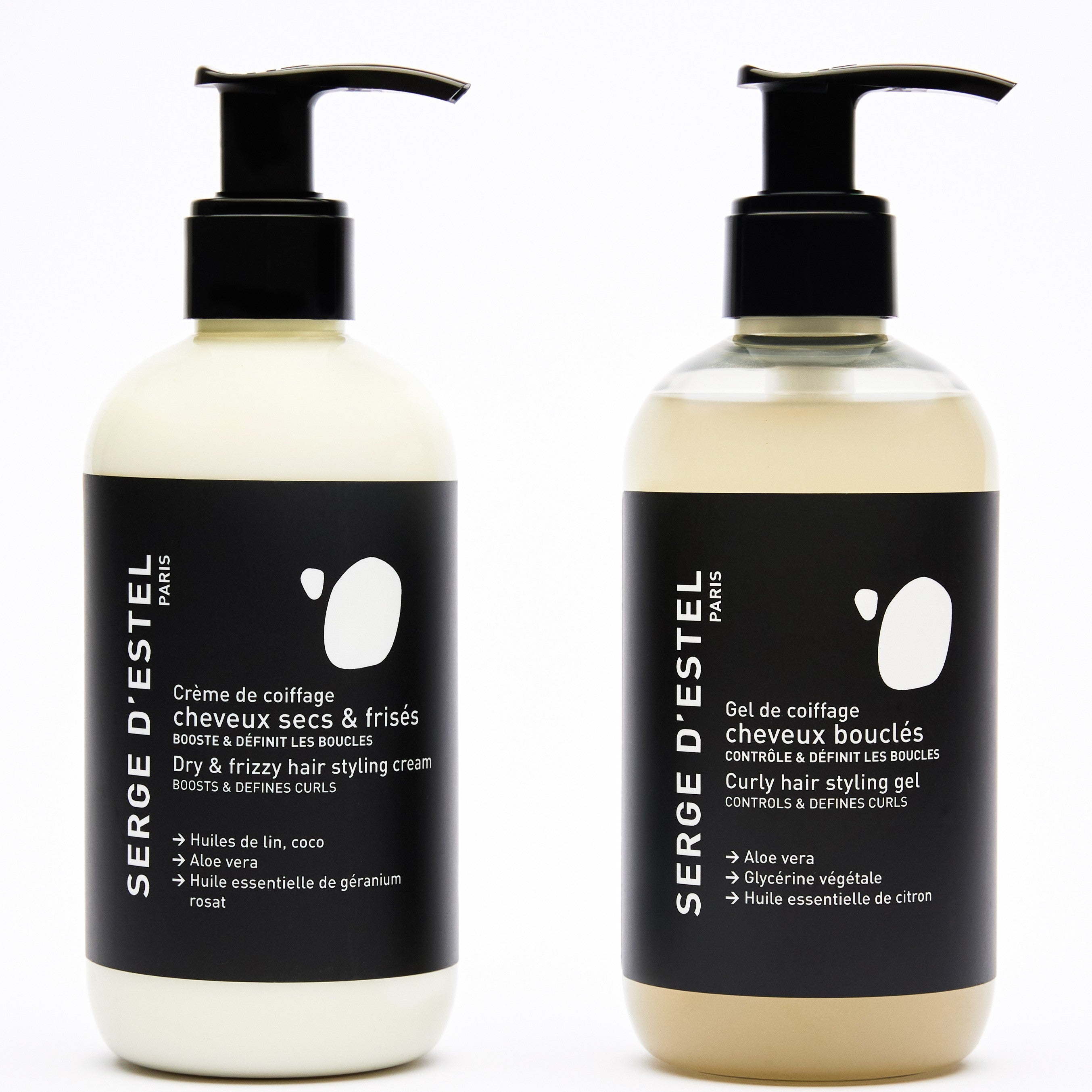 Crème et Gel de Coiffage Cheveux Bouclés