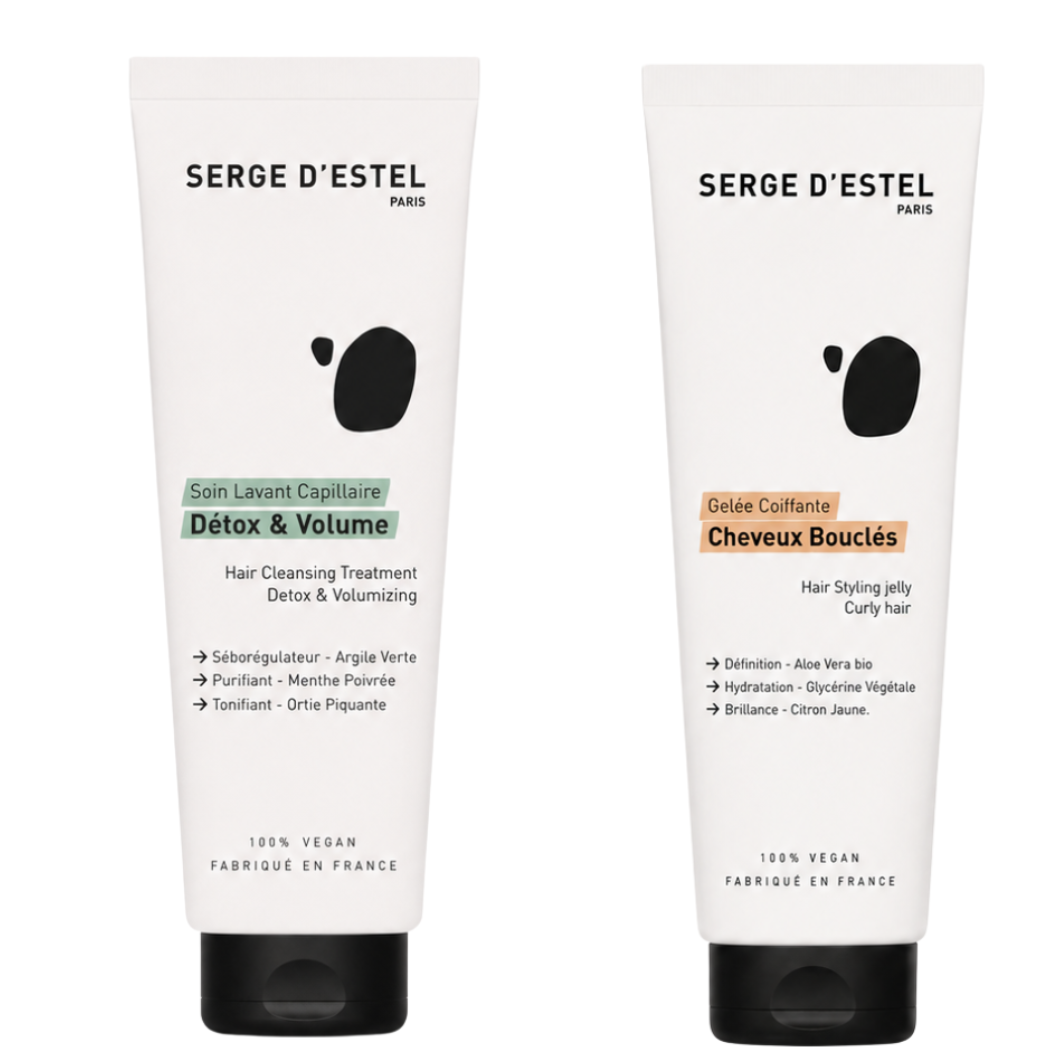 Duo Routine Boucles & Détox — Gelée de Coiffage & Soin Cuir Chevelu