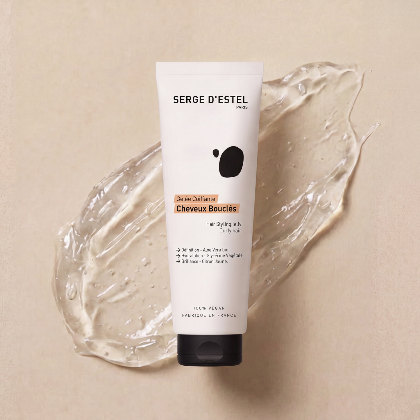 Gel de coiffage et masque cheveux bouclés