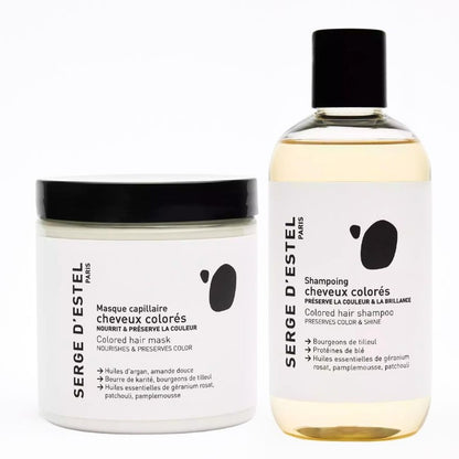 Cheveux Colorés - Shampoing et Masque - Préserve la Couleur