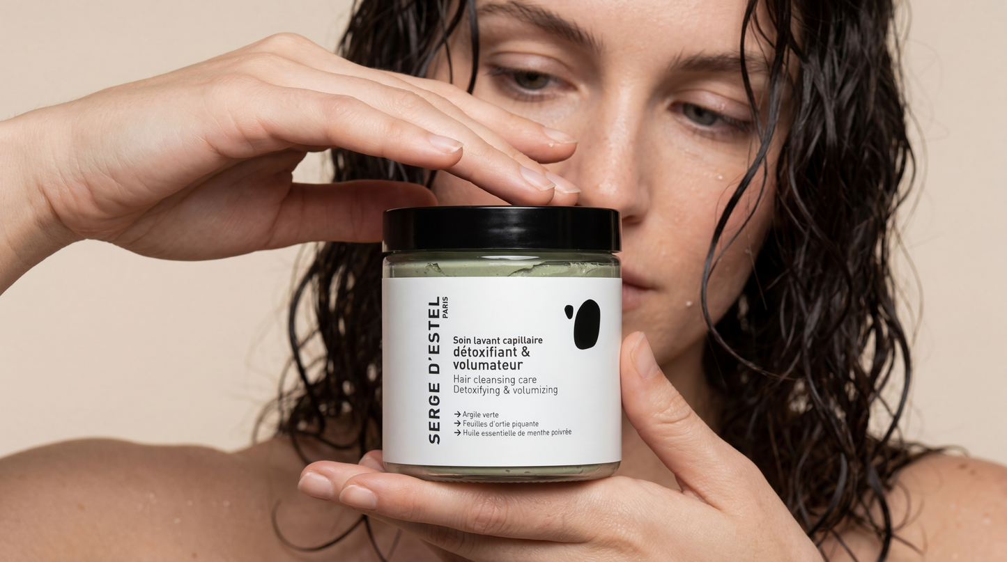 Gel de coiffage et masque cheveux bouclés