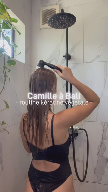 Masque kératine végétale et spray thermoprotecteur