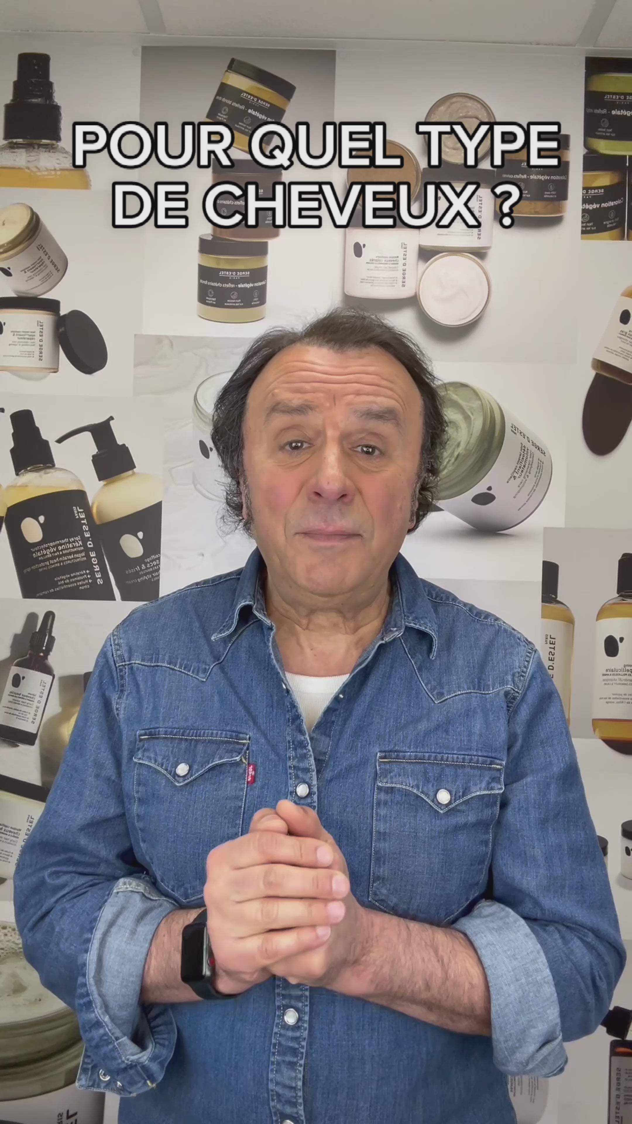 Crème de coiffage cheveux secs et frisés
