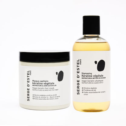 Shampoing et Masque Kératine Végétale
